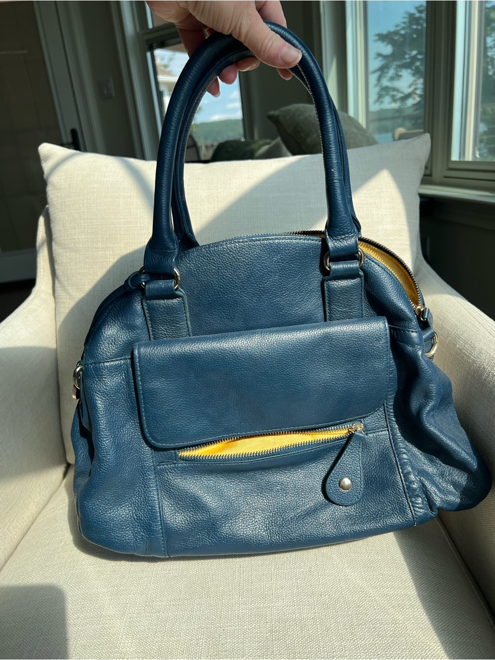 Navy Blue Purse - Picture 2 of 10